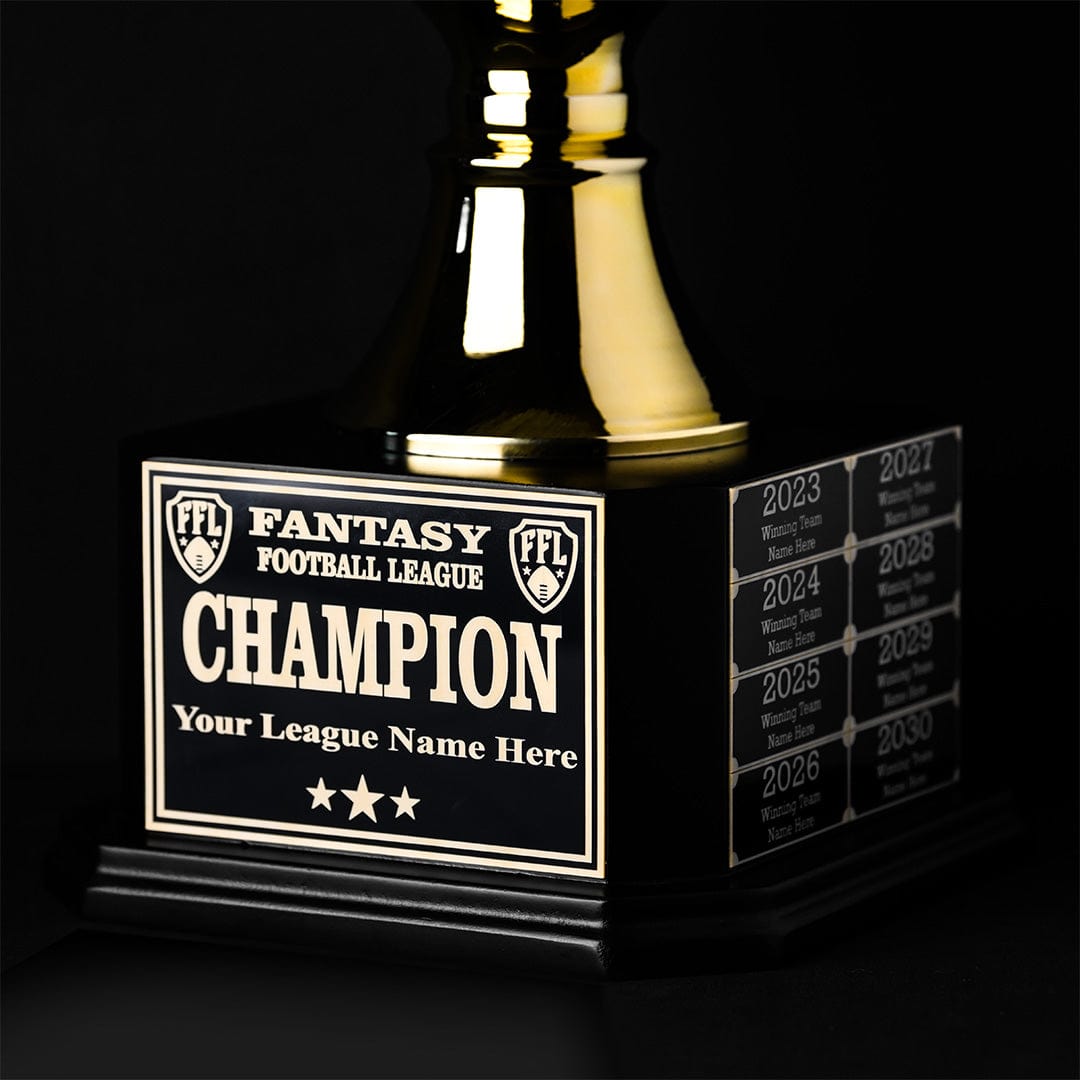 fantasychamps 20" Perpetual King's Cup Trophy - Gold