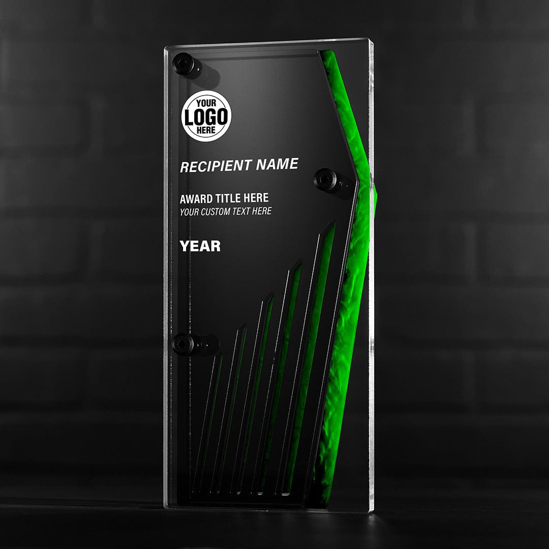 TrophySmack 10" Momentum Custom Acrylic Award