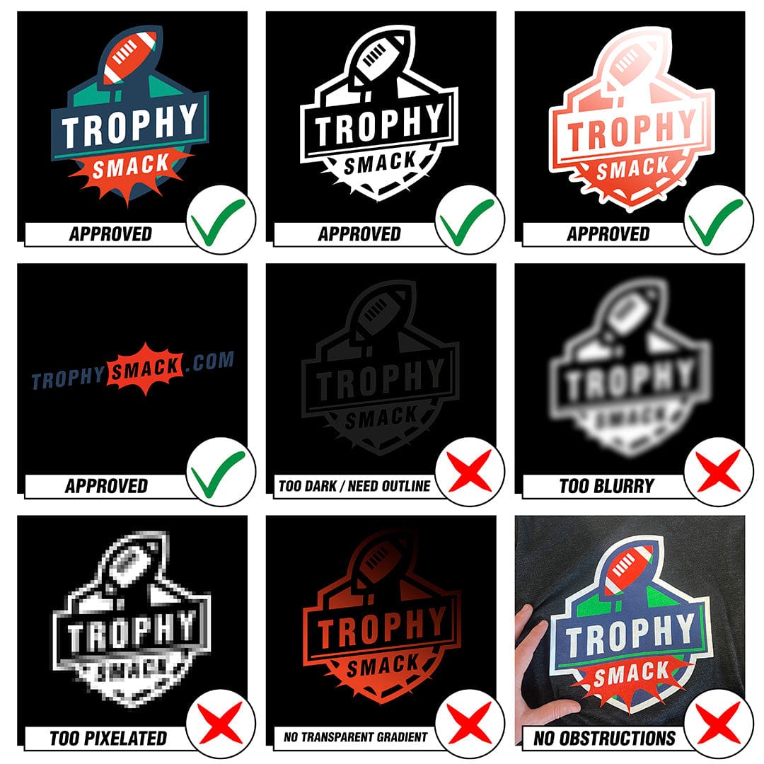 TrophySmack 11" Ultimate Logo Custom Plaque