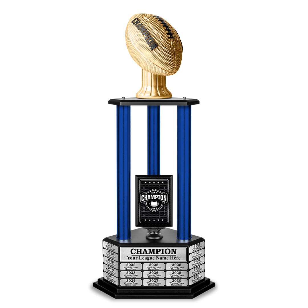 TrophySmack 26" - 36" Perpetual Football Champion Trophy