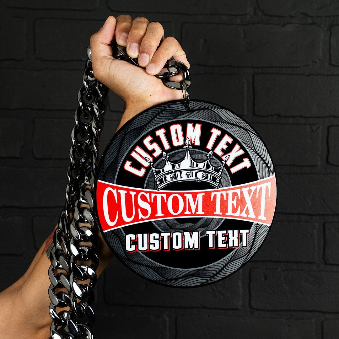 TrophySmack 8" Ultimate Custom Acrylic Chain