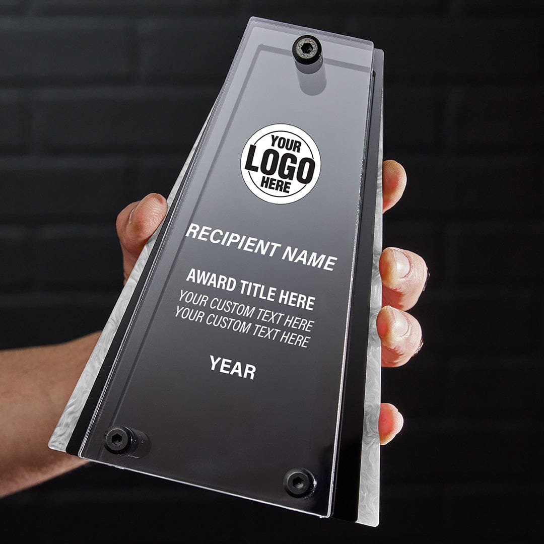 TrophySmack 8" Vista Custom Acrylic Award