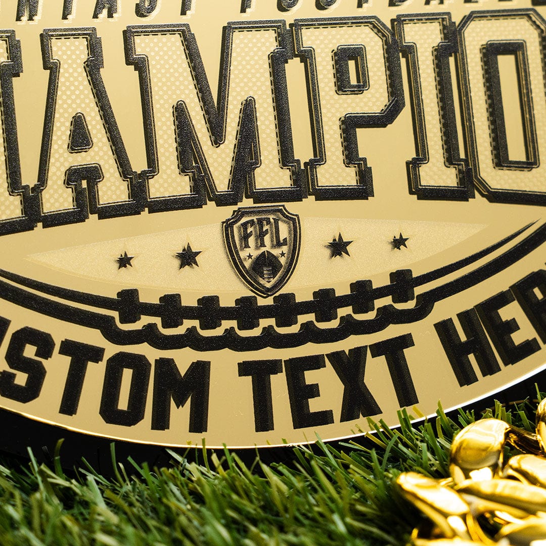 TrophySmack Champ Helmet Fantasy Football Custom Chain
