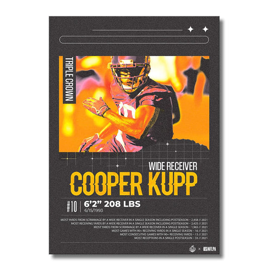 TrophySmack Cooper Kupp Triple Crown - Metal Wall Art