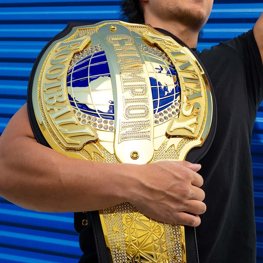 TrophySmack Fantasy Football 8lb Blinged-Out Championship Belt