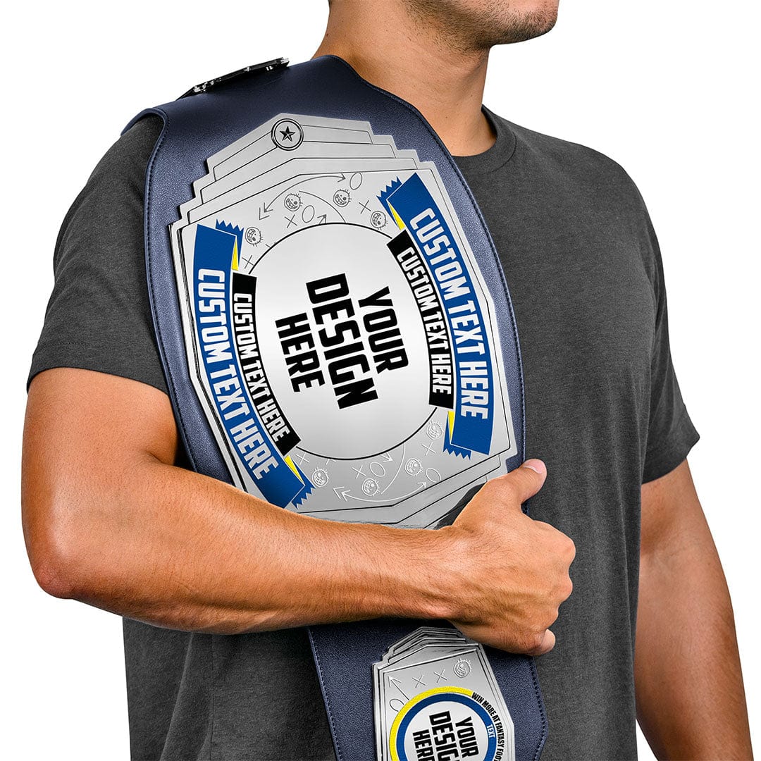 TrophySmack FootballGuys 6lb Custom Championship Belt