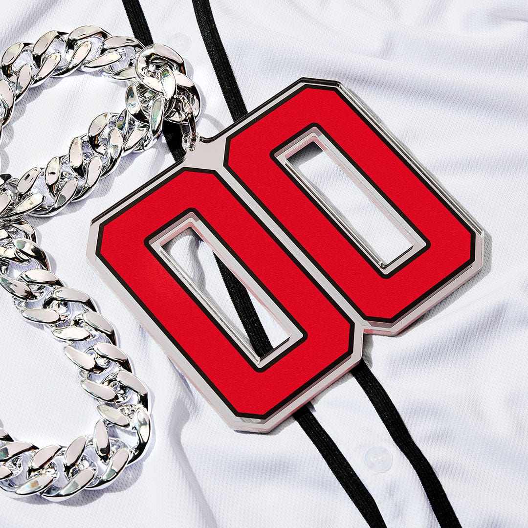 TrophySmack Jersey Number Chromatic Chain - Choose Your Number