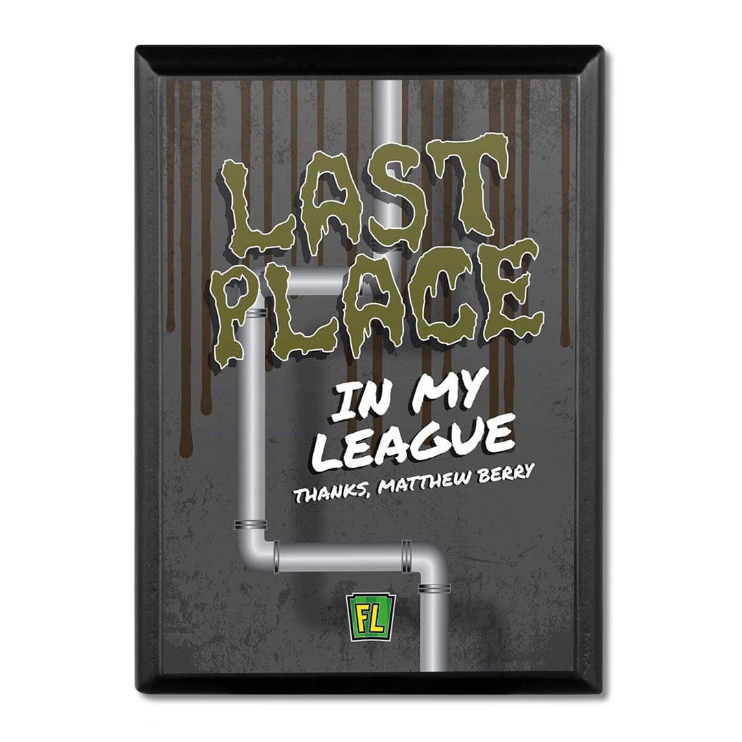 TrophySmack Last Place Plaque