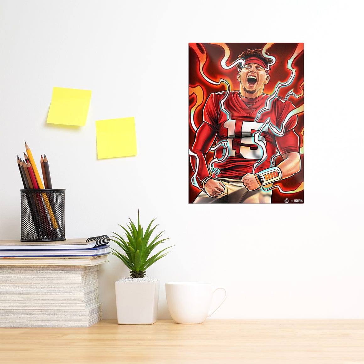 TrophySmack Patrick Mahomes Pure Power - Metal Wall Art