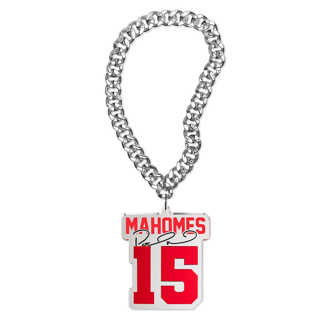 TrophySmack Patrick Mahomes Signature Chromatic Chain