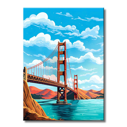 TrophySmack San Fransisco Golden Gate Bridge - Metal Wall Art