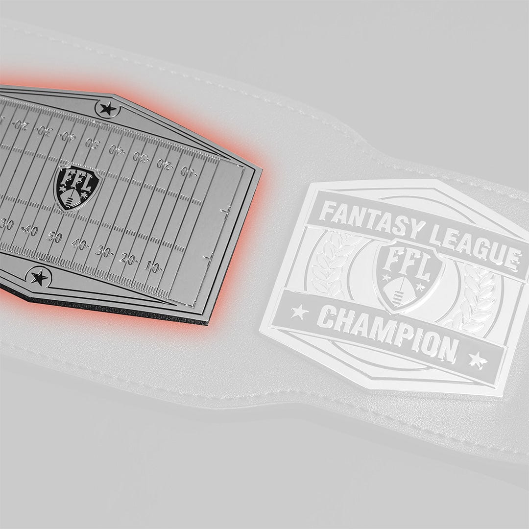 TrophySmack Side Plate Replacement for Silver Championship Belt