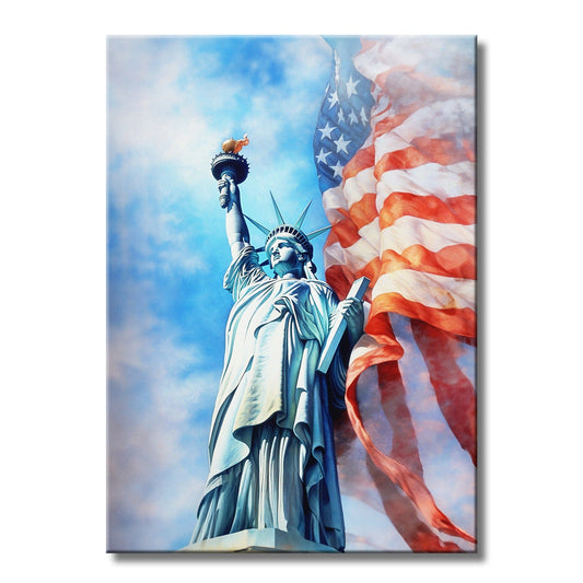 TrophySmack Statue of Liberty - Metal Wall Art