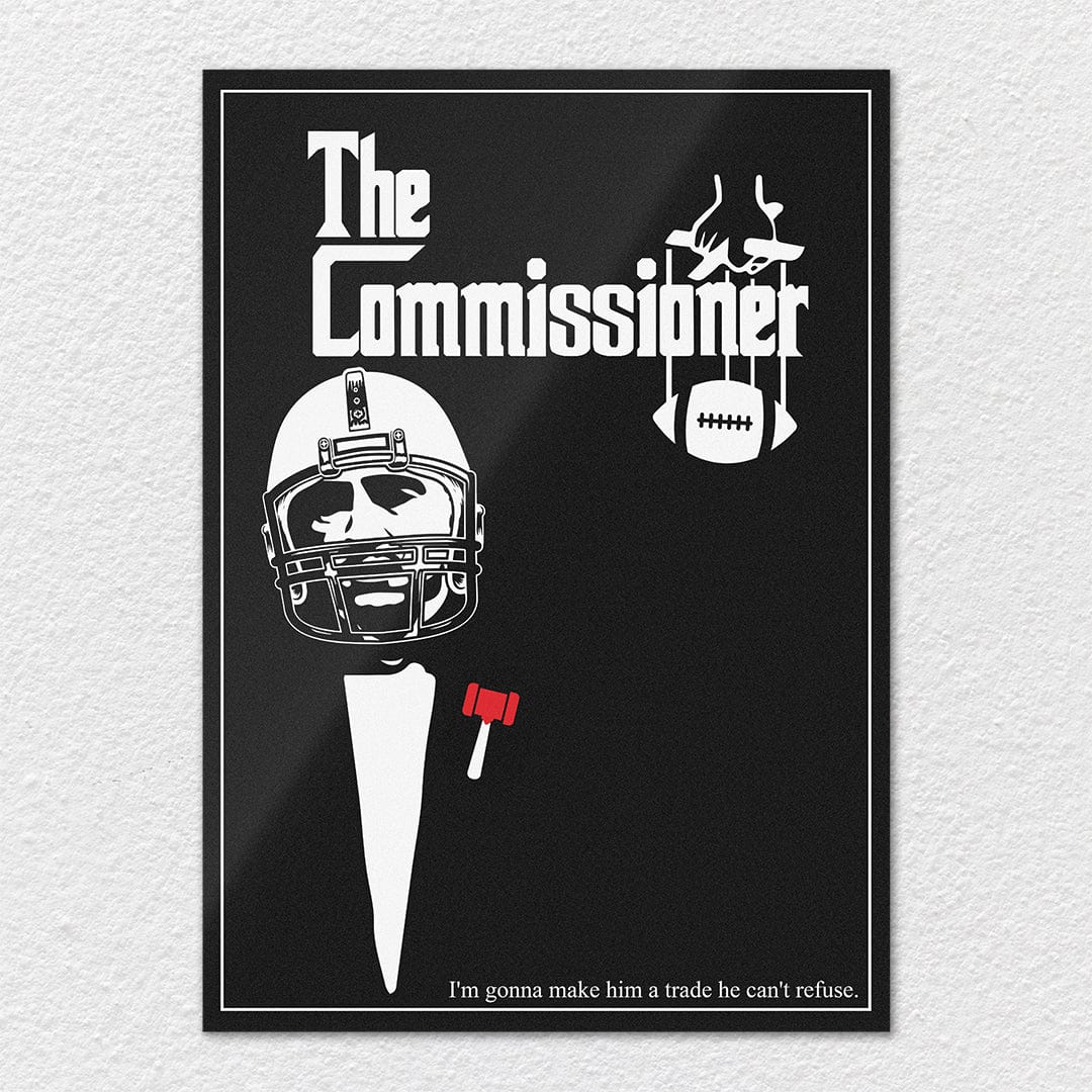 TrophySmack The Commissioner Poster - Metal Wall Art