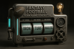 Fantasy Football Team Name Generator - Create The Ultimate League-Worthy Name