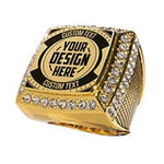 TrophySmack guarantee shield for high-quality custom fantasy sports trophies.