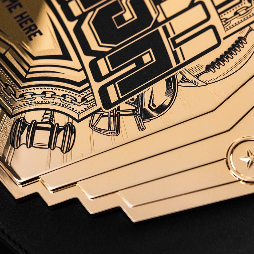 Commish 6lb Fantasy Football Custom Championship Belt