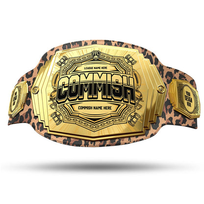 Commish 6lb Fantasy Football Custom Championship Belt