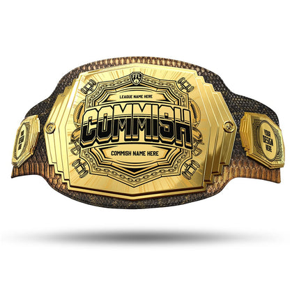 Commish 6lb Fantasy Football Custom Championship Belt