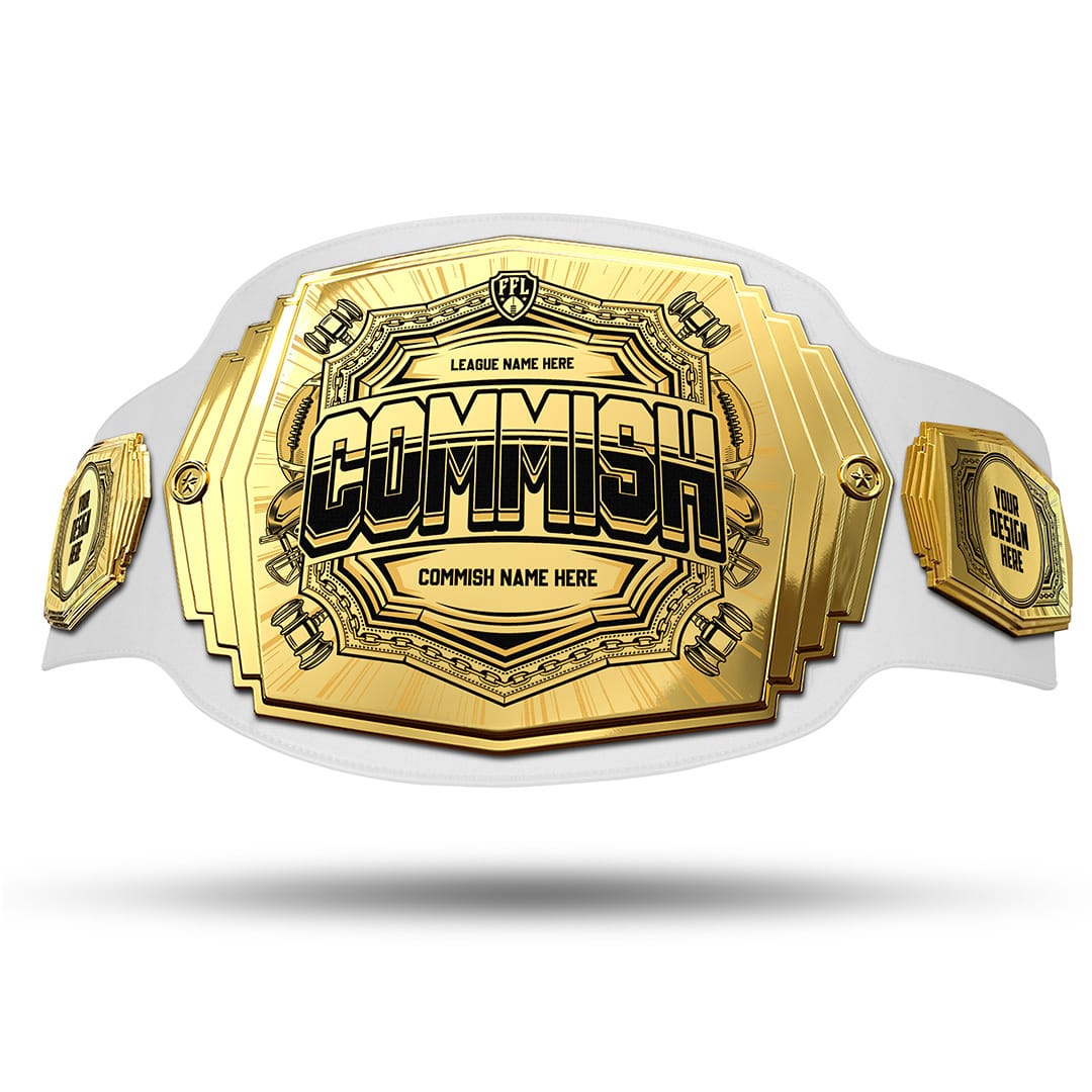 Commish 6lb Fantasy Football Custom Championship Belt