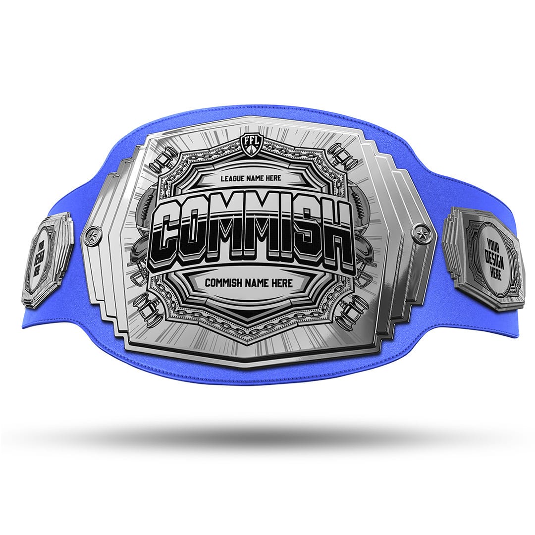 Commish 6lb Fantasy Football Custom Championship Belt