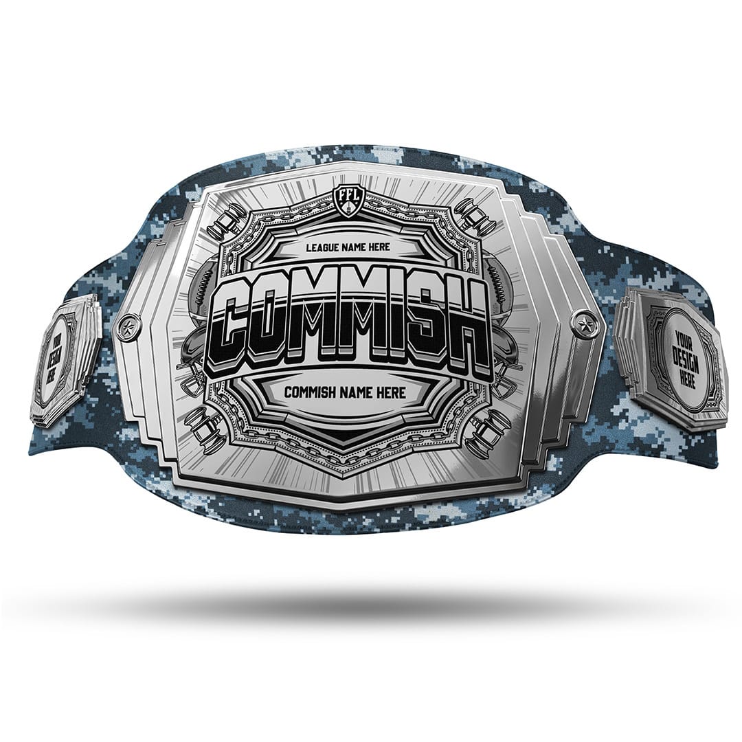 Commish 6lb Fantasy Football Custom Championship Belt