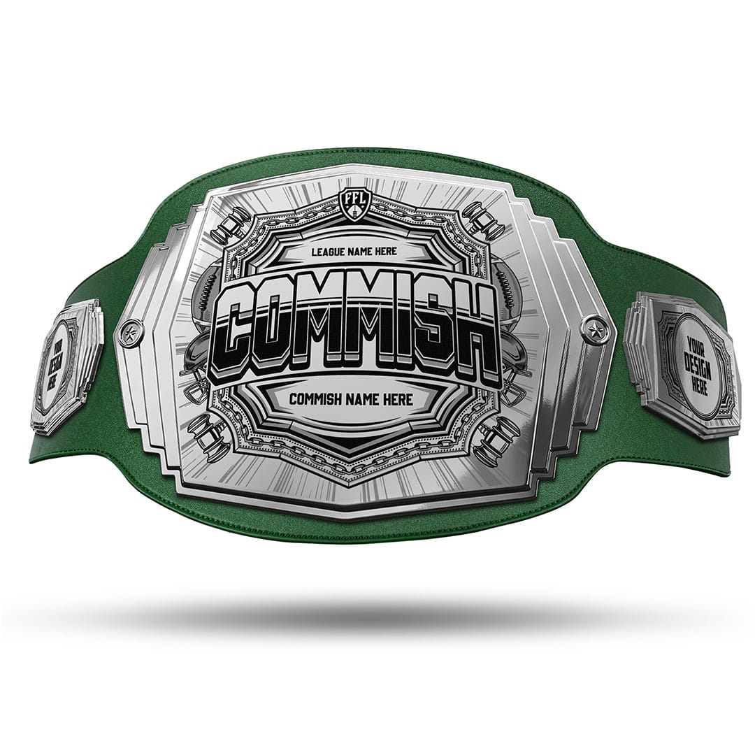 Commish 6lb Fantasy Football Custom Championship Belt