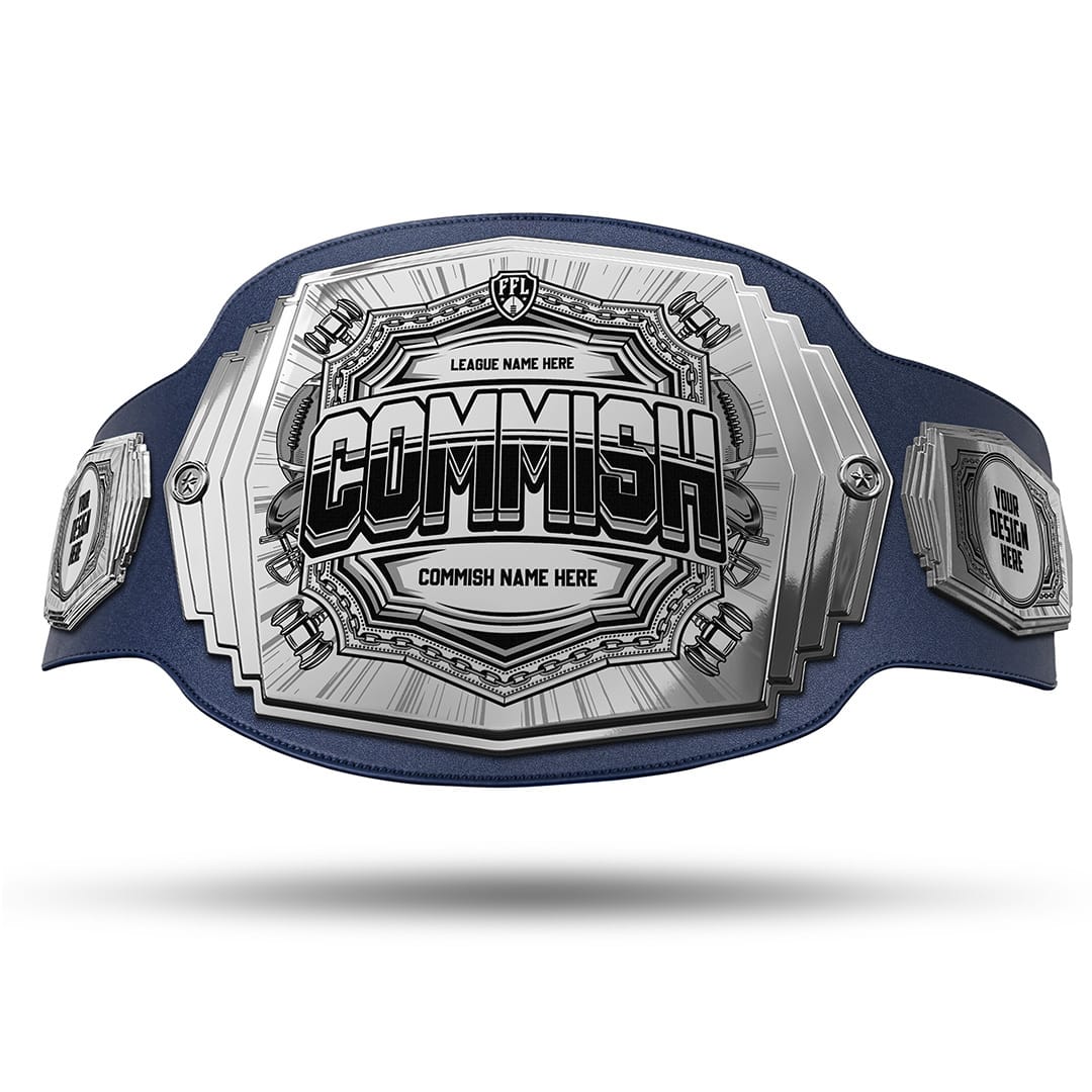 Commish 6lb Fantasy Football Custom Championship Belt