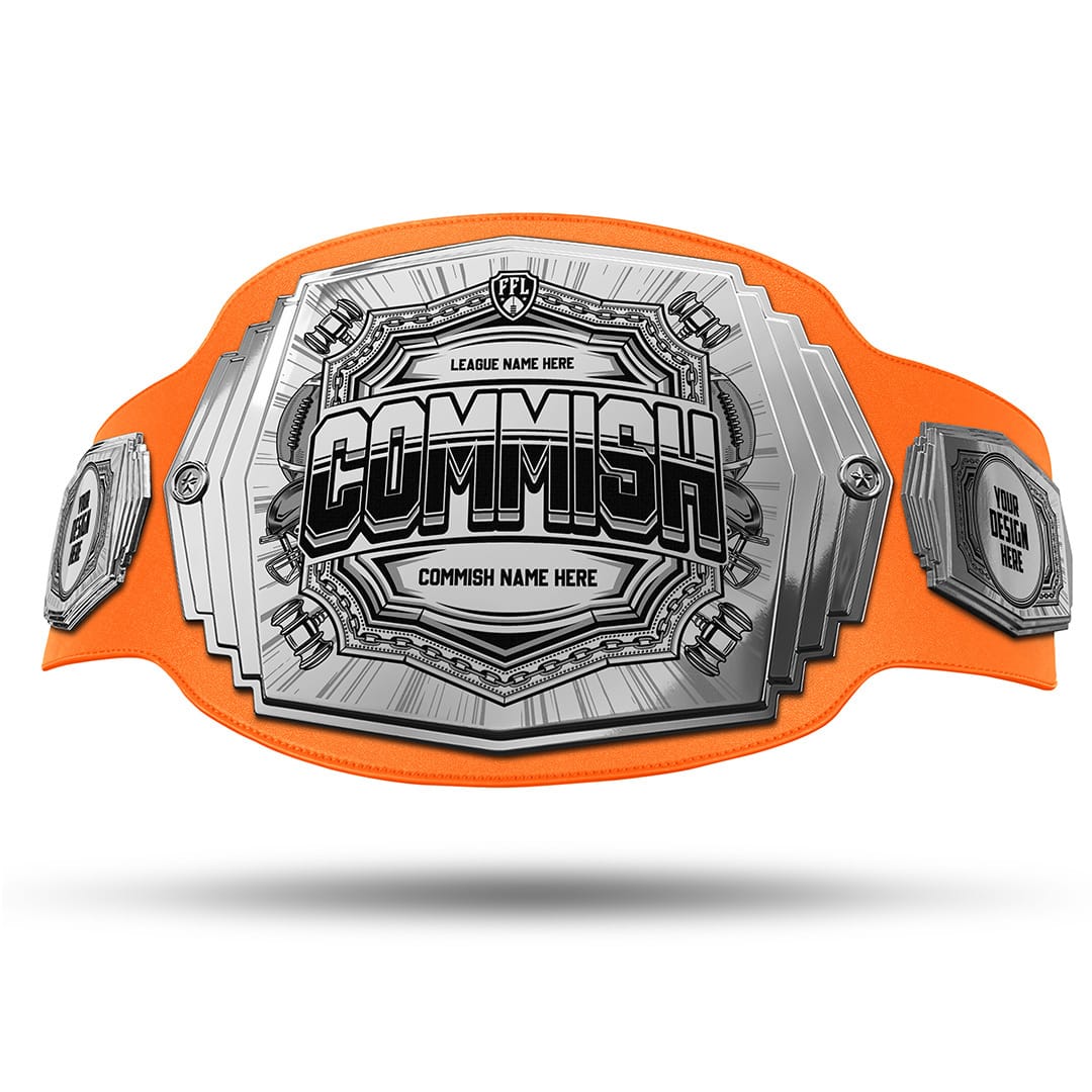 Commish 6lb Fantasy Football Custom Championship Belt