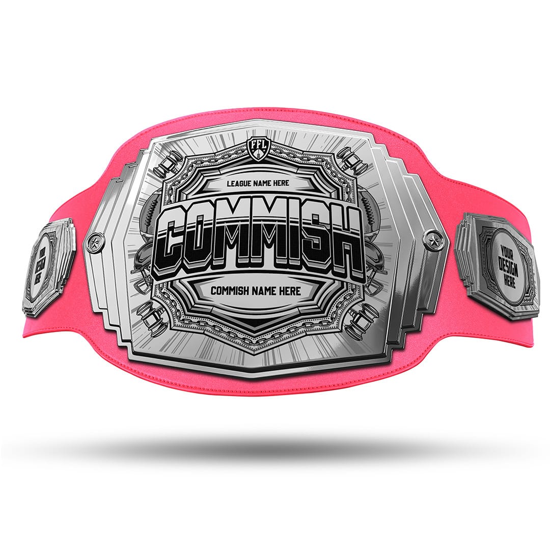 Commish 6lb Fantasy Football Custom Championship Belt