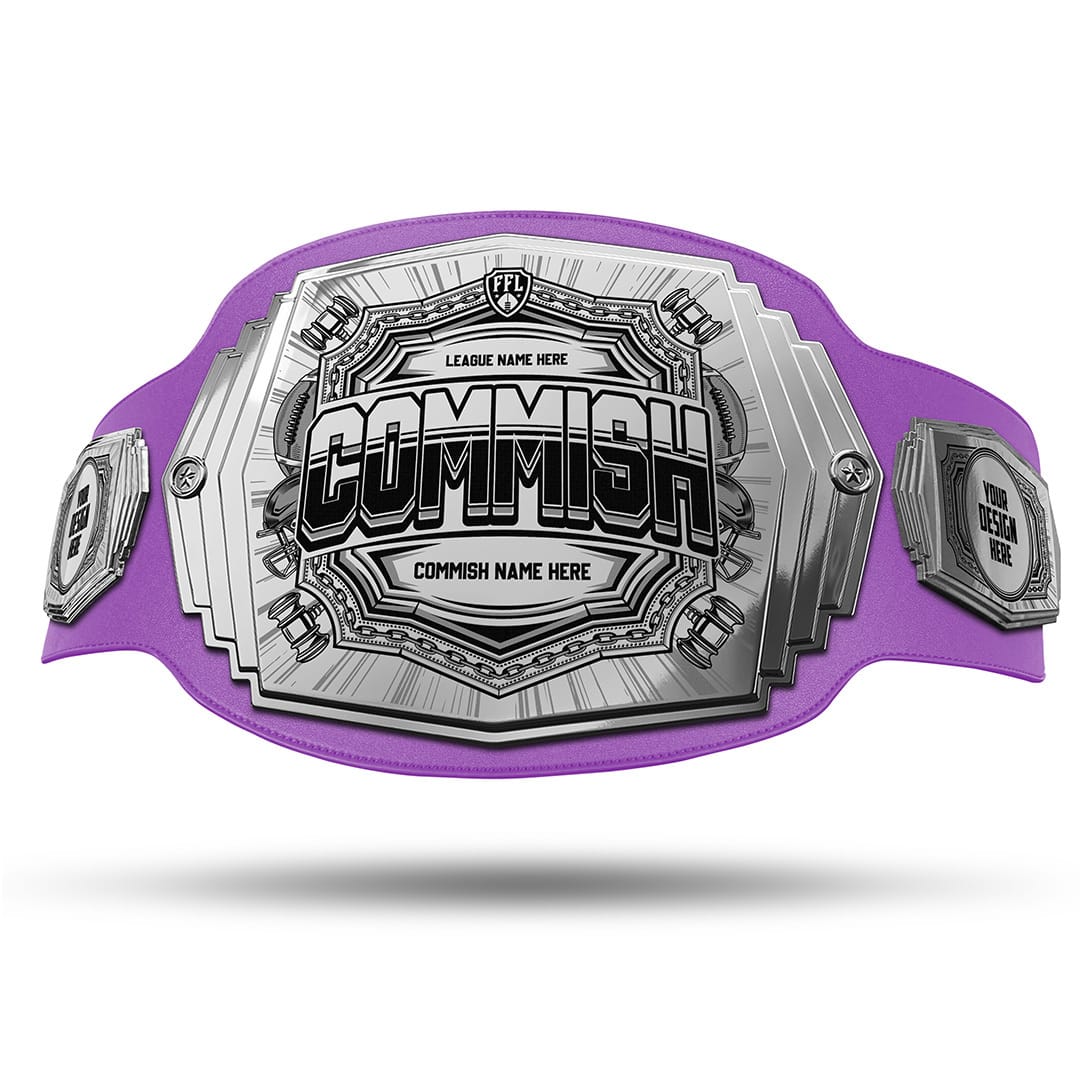 Commish 6lb Fantasy Football Custom Championship Belt