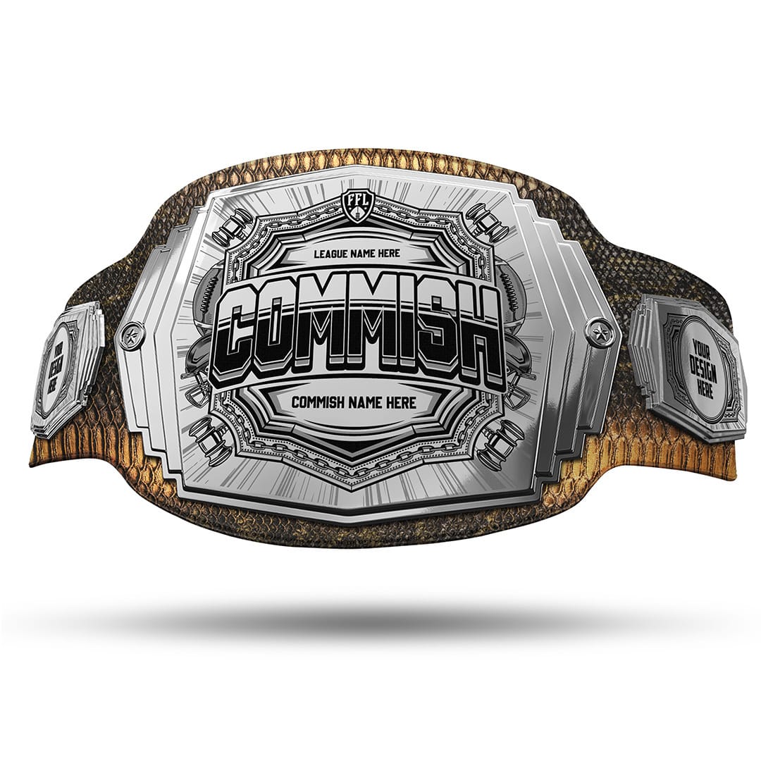 Commish 6lb Fantasy Football Custom Championship Belt