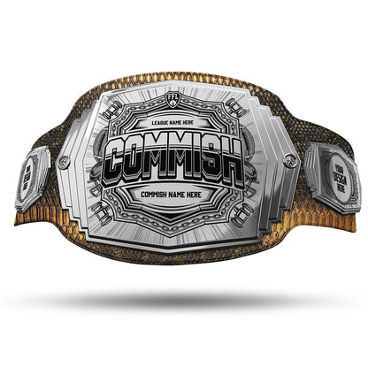 Commish 6lb Fantasy Football Custom Championship Belt