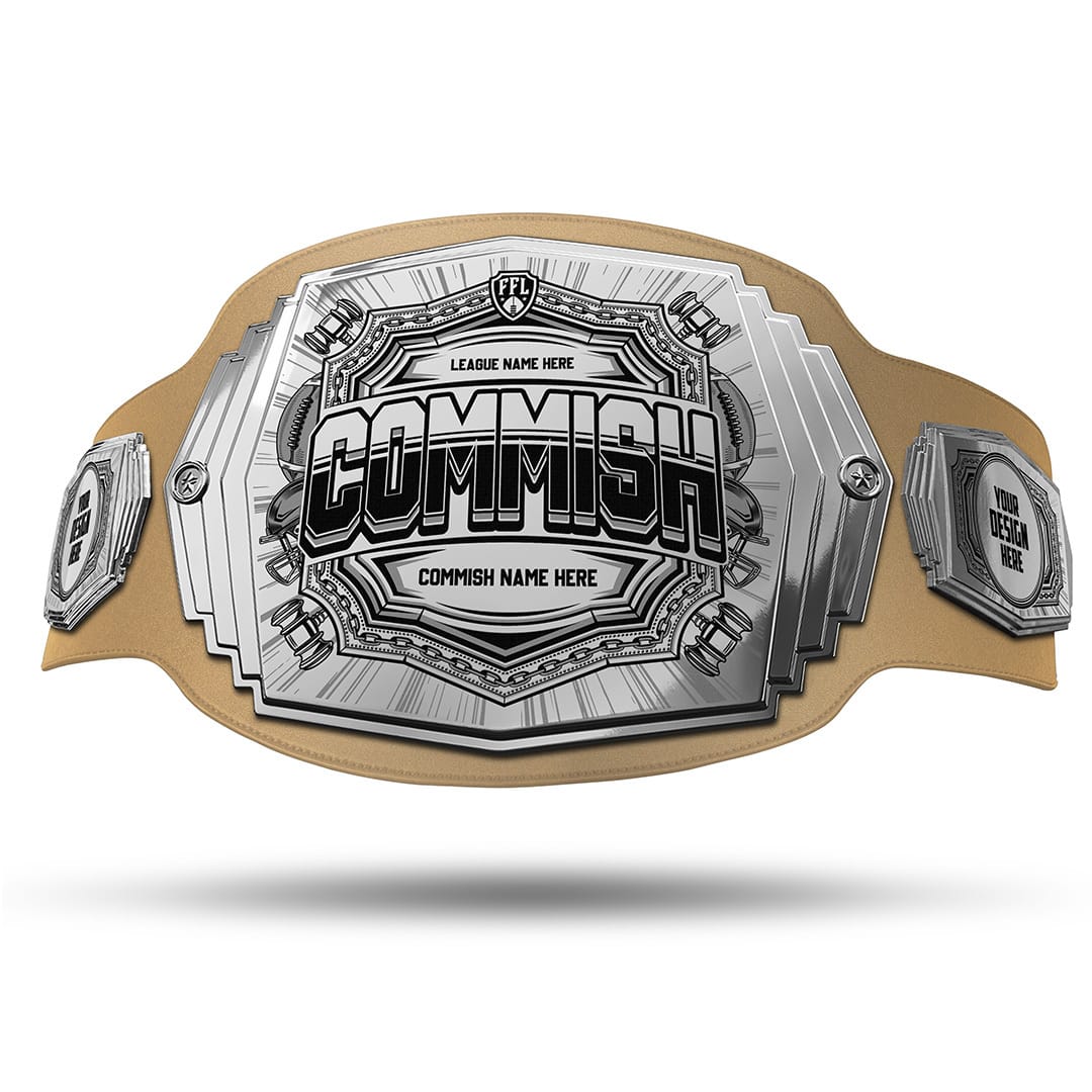 Commish 6lb Fantasy Football Custom Championship Belt