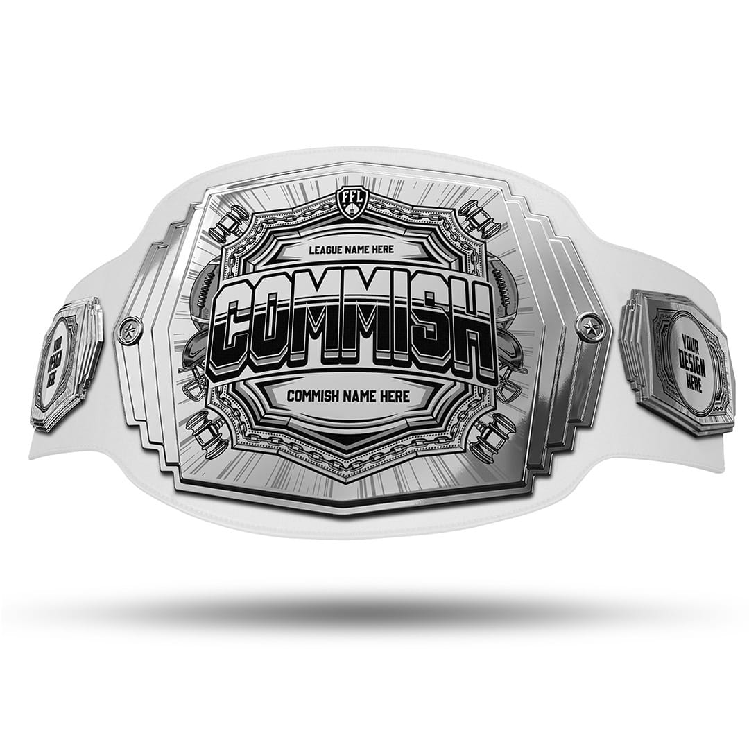 Commish 6lb Fantasy Football Custom Championship Belt