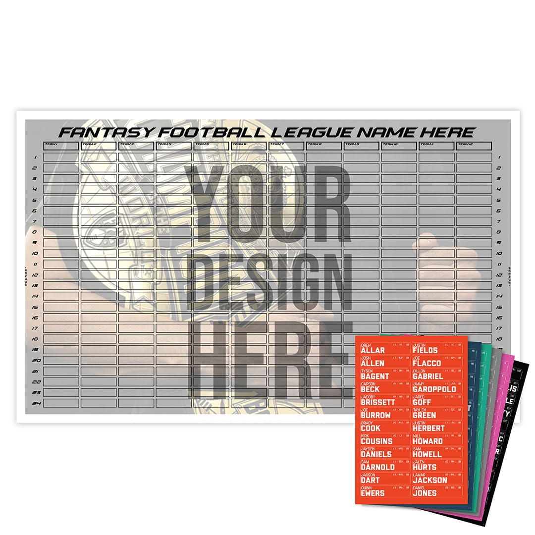 2026 Custom Fantasy Football Draft Board