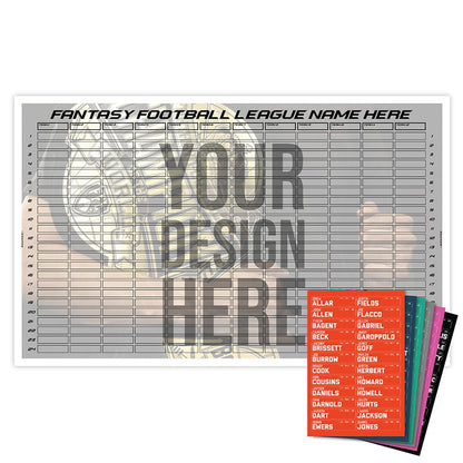 2026 Custom Fantasy Football Draft Board
