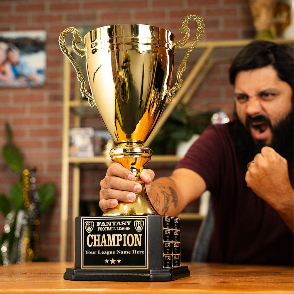 fantasychamps 20" Perpetual King's Cup Trophy - Gold