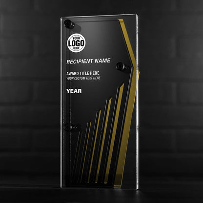 TrophySmack 10" Momentum Custom Acrylic Award