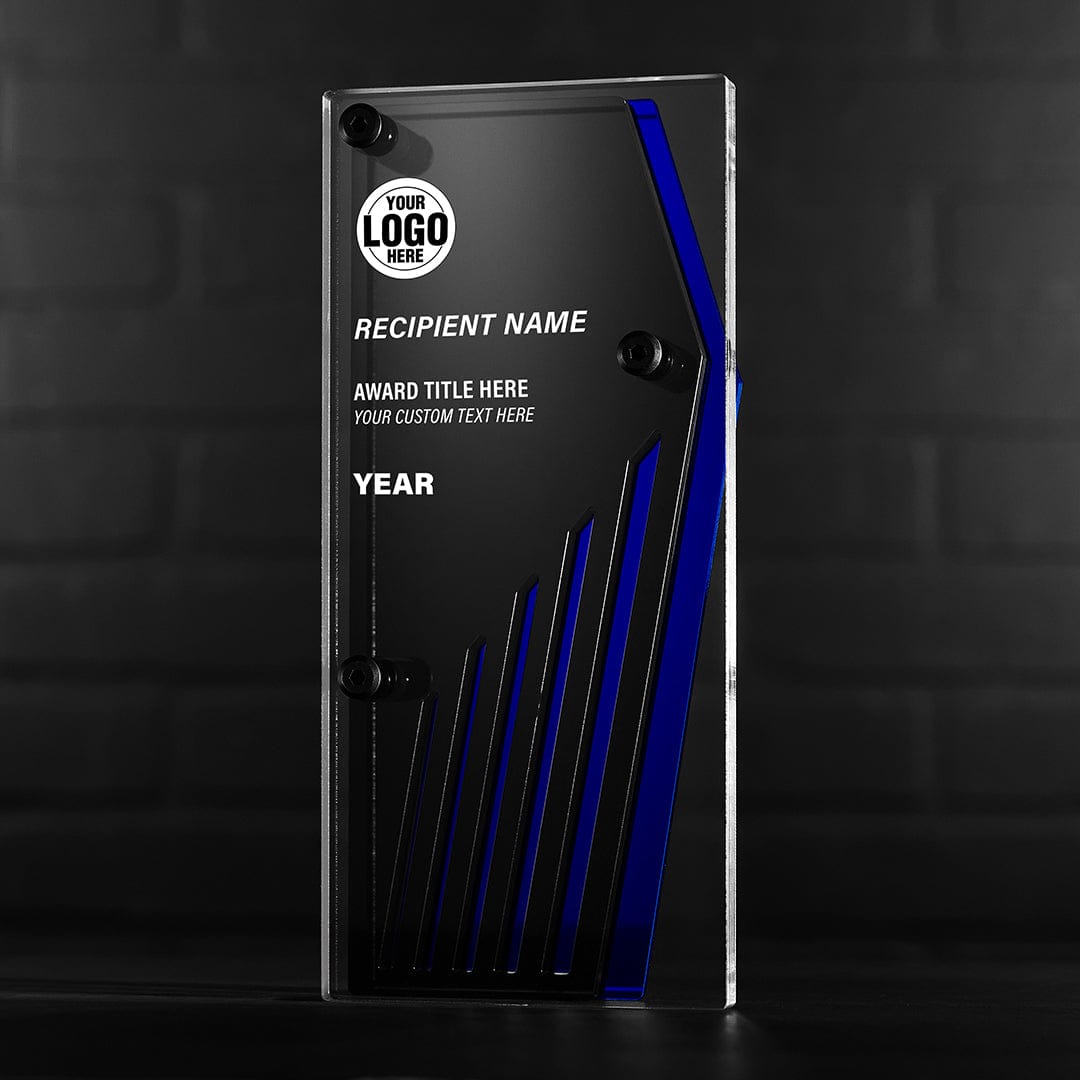 TrophySmack 10" Momentum Custom Acrylic Award