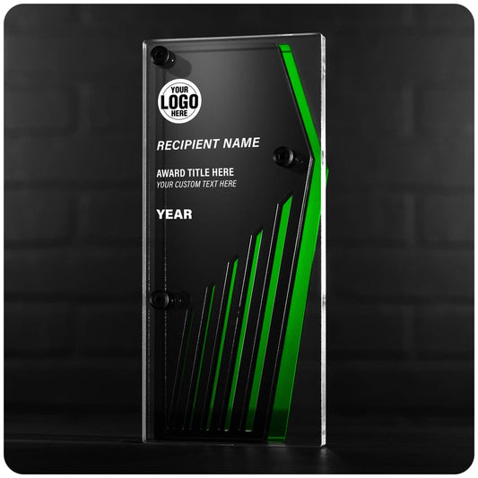 TrophySmack 10" Momentum Custom Acrylic Award