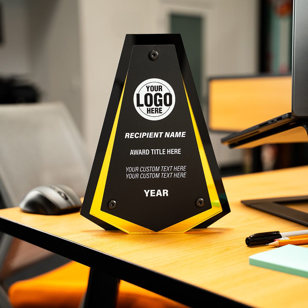 TrophySmack 10" Pinnacle Custom Acrylic Award