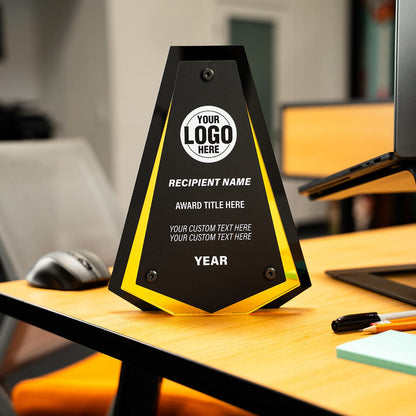 TrophySmack 10" Pinnacle Custom Acrylic Award