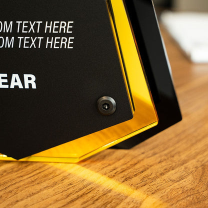 TrophySmack 10" Pinnacle Custom Acrylic Award