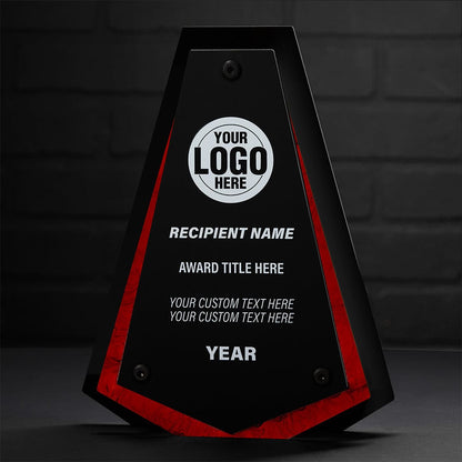 TrophySmack 10" Pinnacle Custom Acrylic Award
