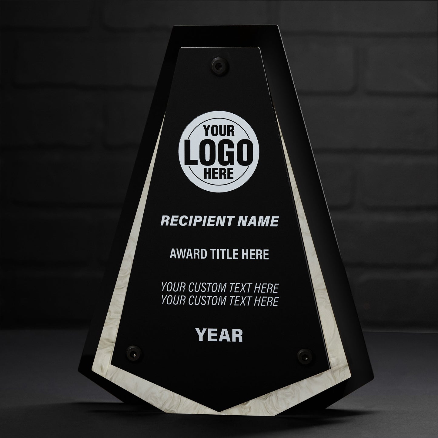 TrophySmack 10" Pinnacle Custom Acrylic Award