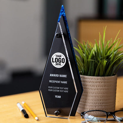TrophySmack 11" Edge Custom Acrylic Award