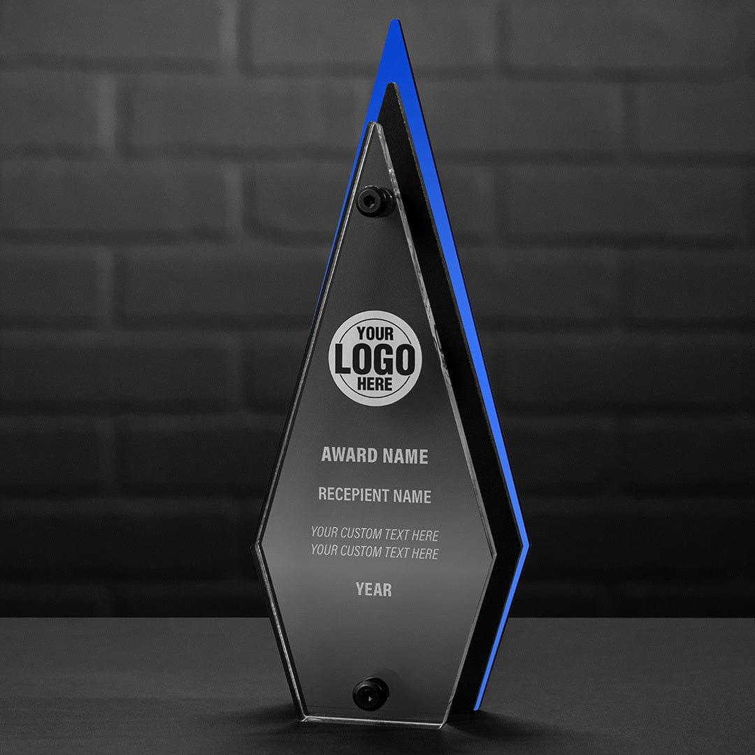 TrophySmack 11" Edge Custom Acrylic Award