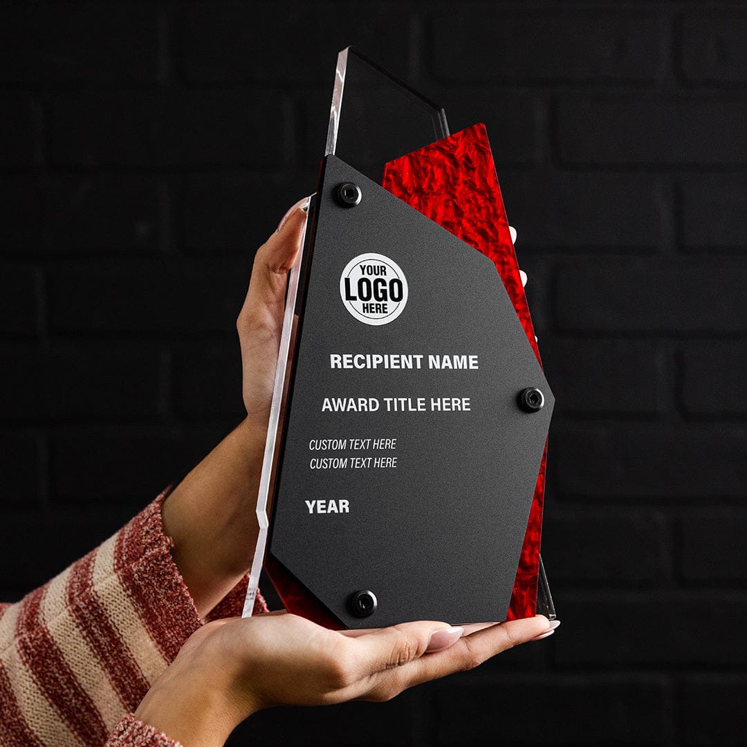 TrophySmack 11" Ridgeline Custom Acrylic Award