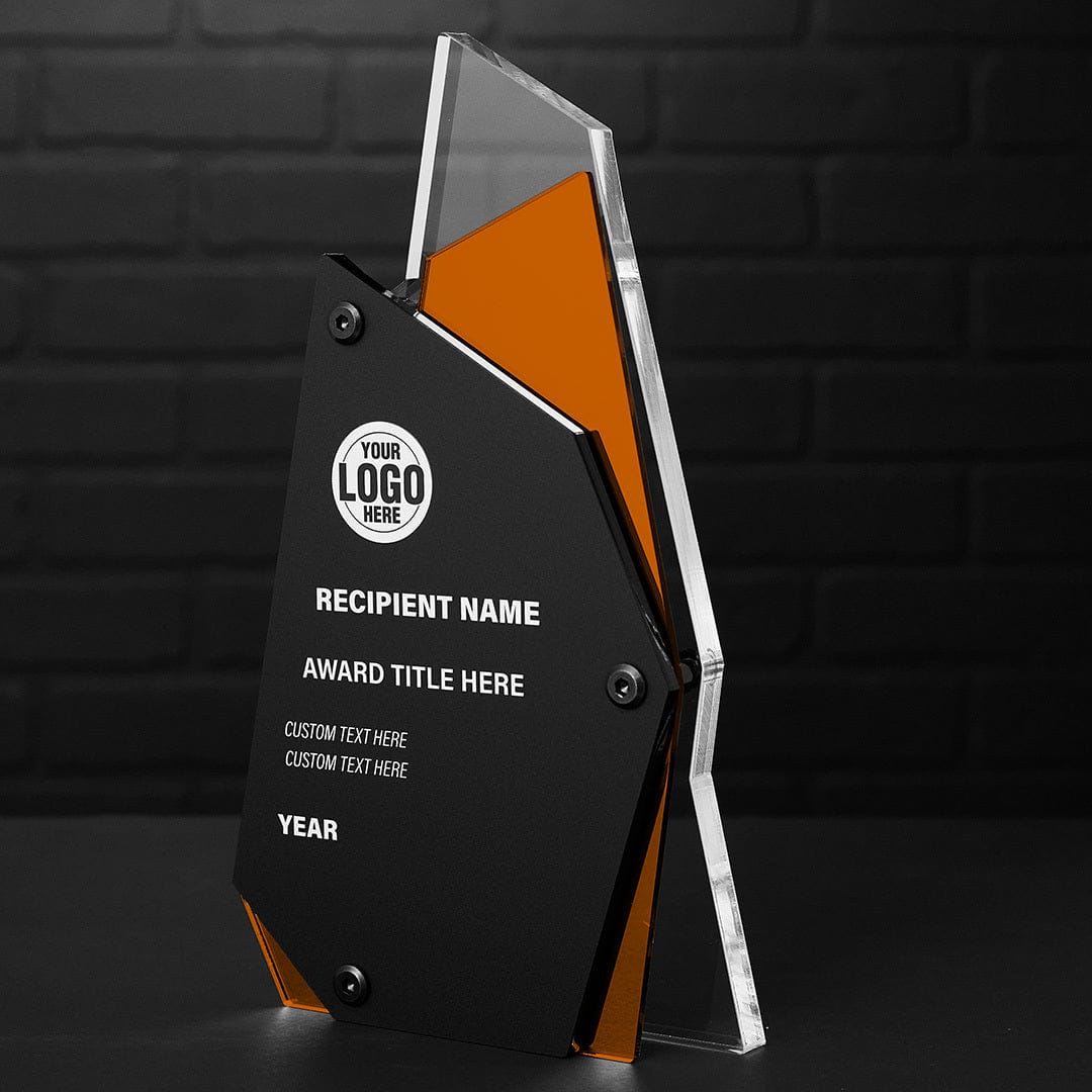 TrophySmack 11" Ridgeline Custom Acrylic Award